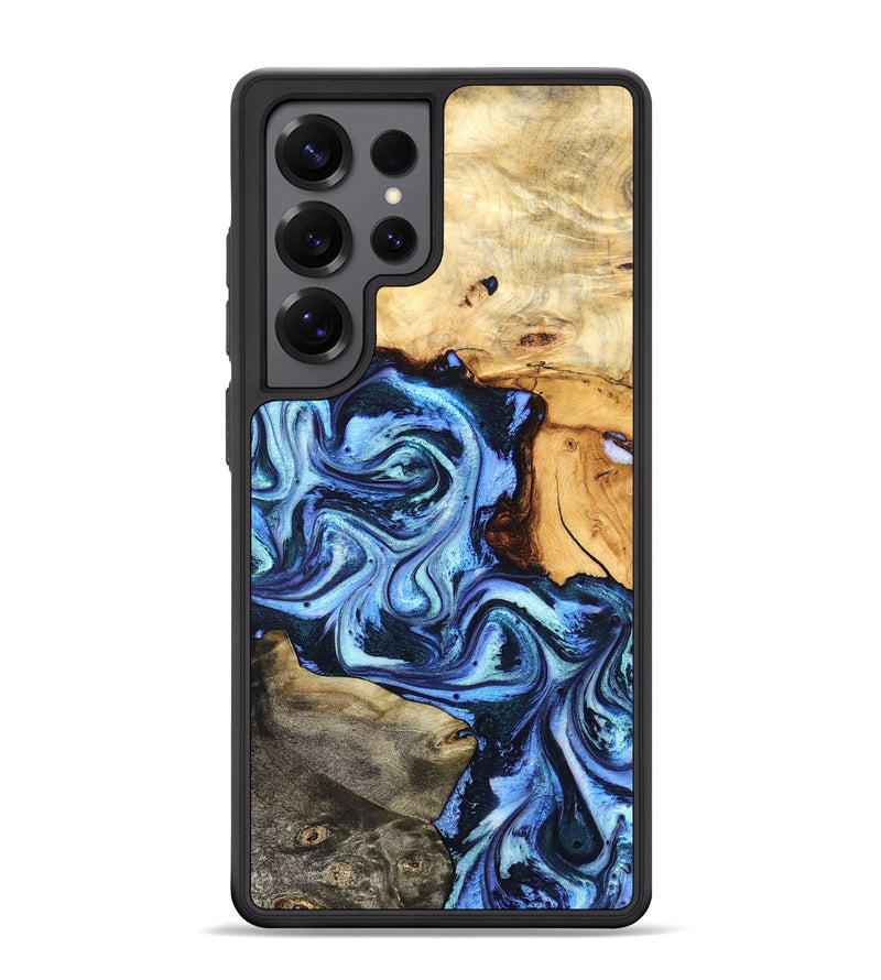 Galaxy S25 Ultra Wood Phone Case - Bud (Blue, 827429)