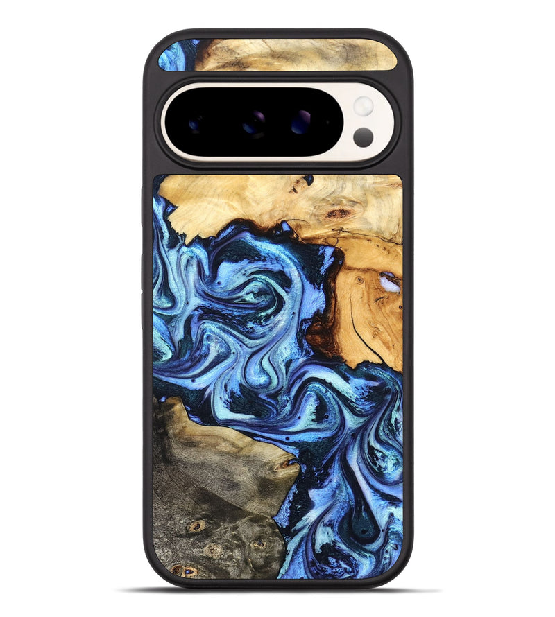 Pixel 9 Pro XL Wood Phone Case - Bud (Blue, 827429)
