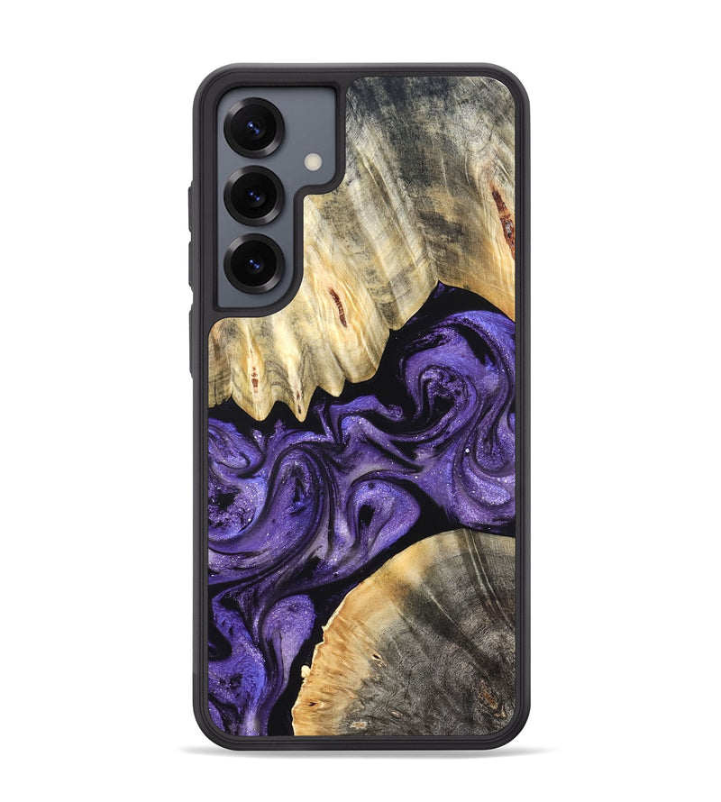 Galaxy S25 Plus Wood Phone Case - Riley (Purple, 827430)