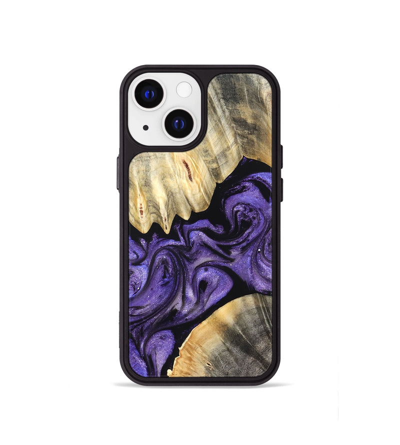iPhone 13 mini Wood Phone Case - Riley (Purple, 827430)
