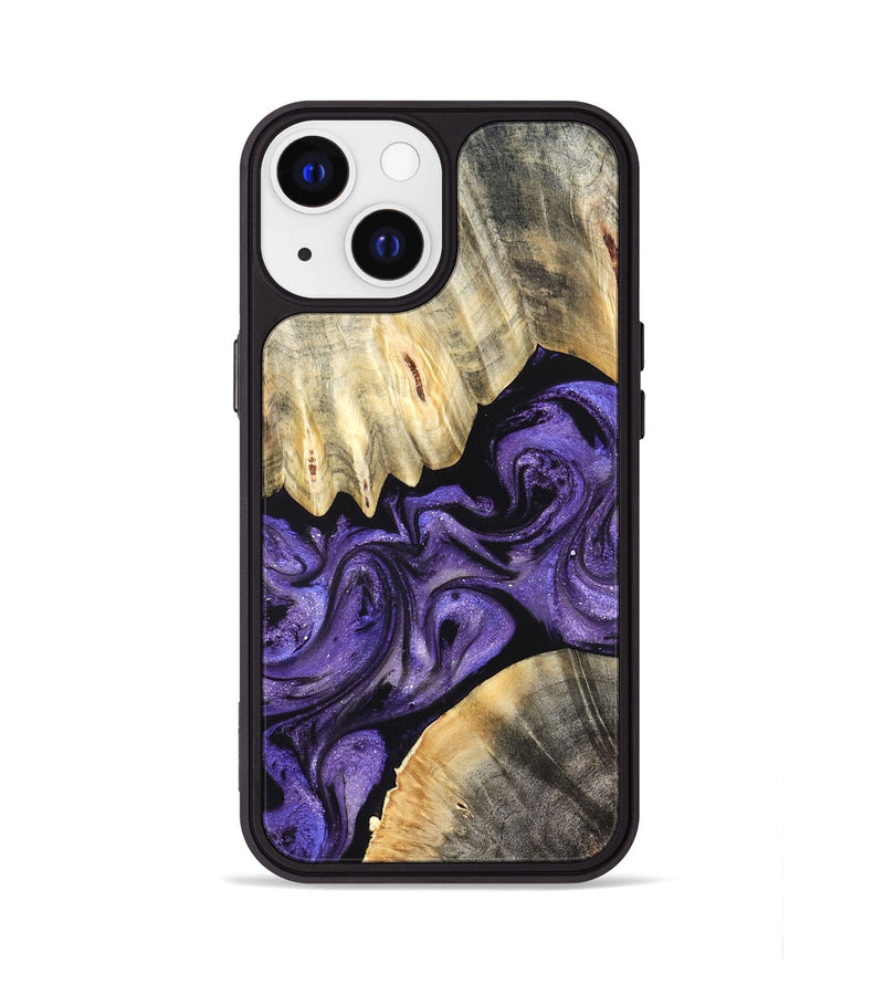 iPhone 13 Wood Phone Case - Riley (Purple, 827430)
