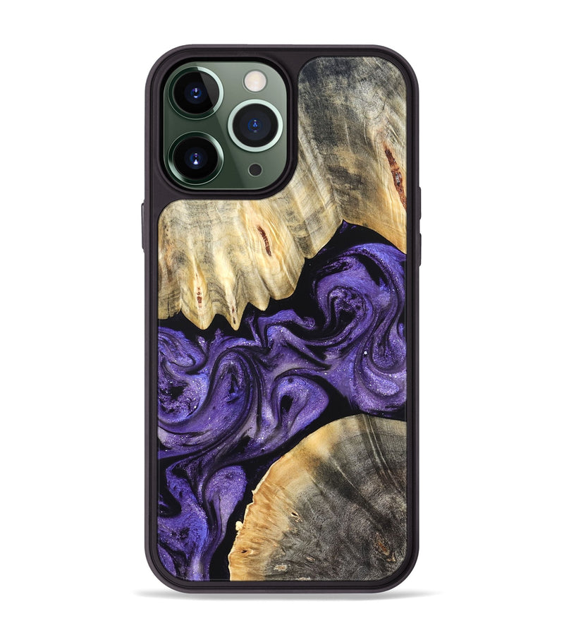 iPhone 13 Pro Max Wood Phone Case - Riley (Purple, 827430)