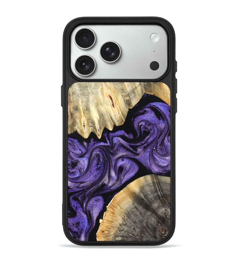 iPhone 18 Pro Max Wood Phone Case - Riley (Purple, 827430)