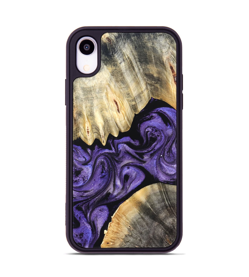 iPhone Xr Wood Phone Case - Riley (Purple, 827430)