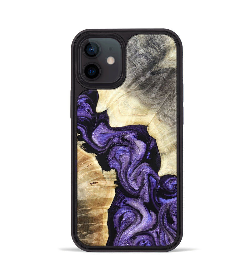 iPhone 12 Wood Phone Case - Grady (Purple, 827431)