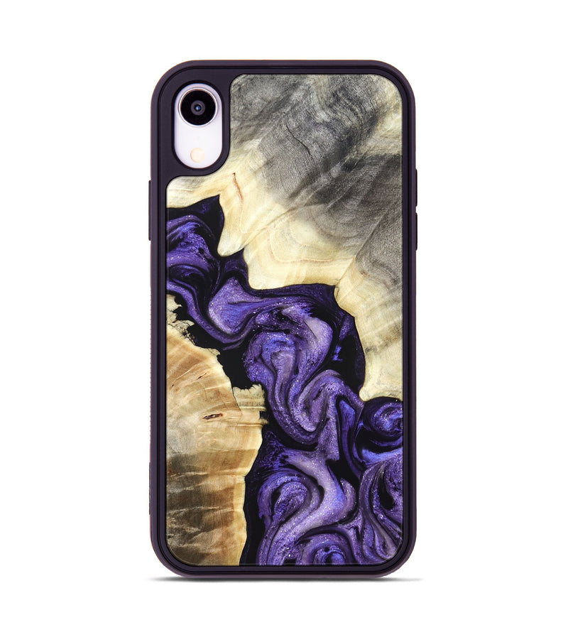 iPhone Xr Wood Phone Case - Grady (Purple, 827431)