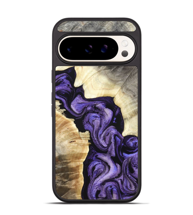 Pixel 9 Wood Phone Case - Grady (Purple, 827431)
