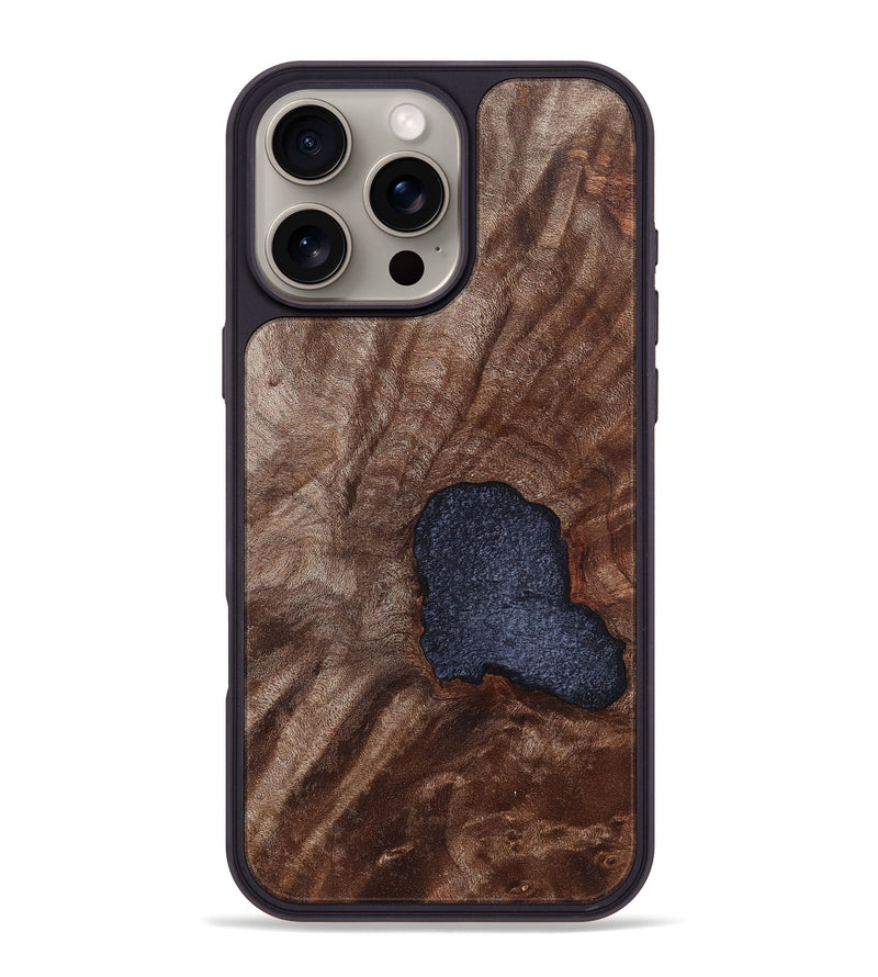 iPhone 16 Pro Max Wood Phone Case - Ophelia (Wood Burl, 827437)