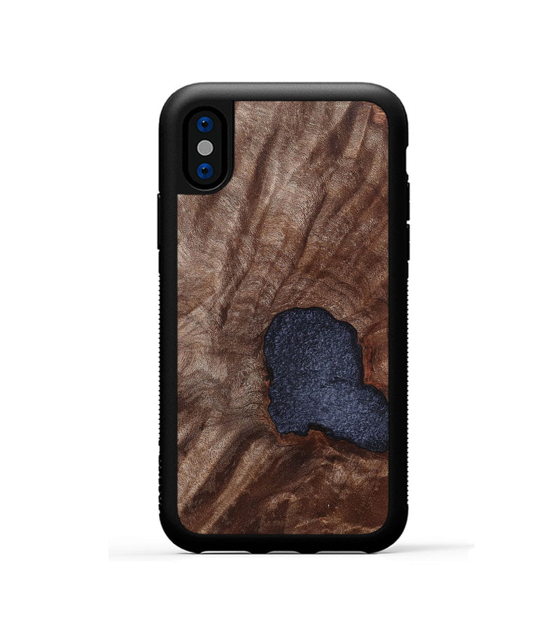 iPhone Xs Wood Phone Case - Ophelia (Wood Burl, 827437)