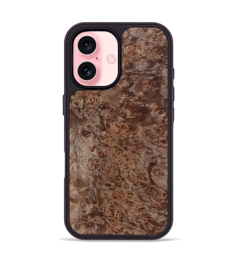 iPhone 16 Wood Phone Case - Alaia (Wood Burl, 827438)
