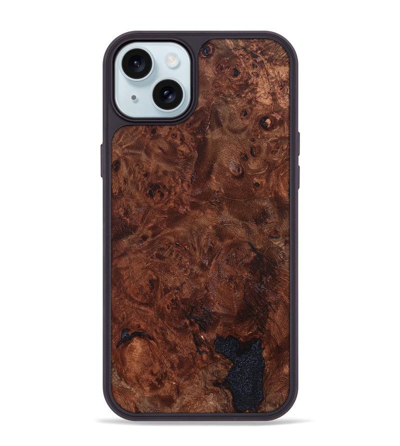iPhone 15 Plus Wood Phone Case - Adah (Wood Burl, 827440)