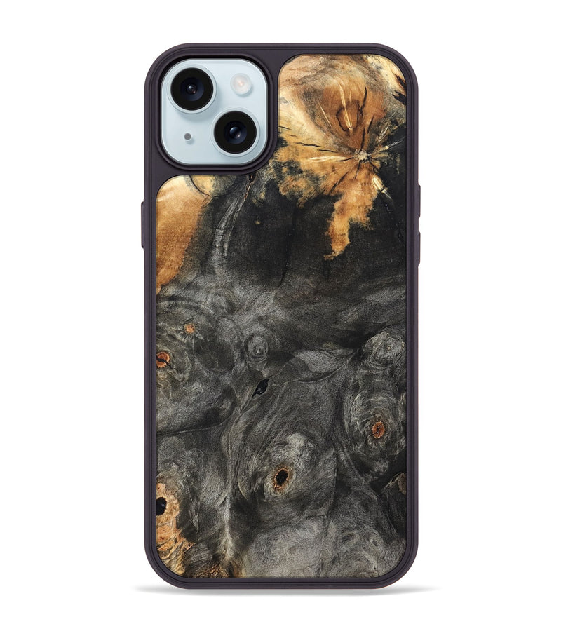 iPhone 15 Plus Wood Phone Case - Leandro (Wood Burl, 827441)
