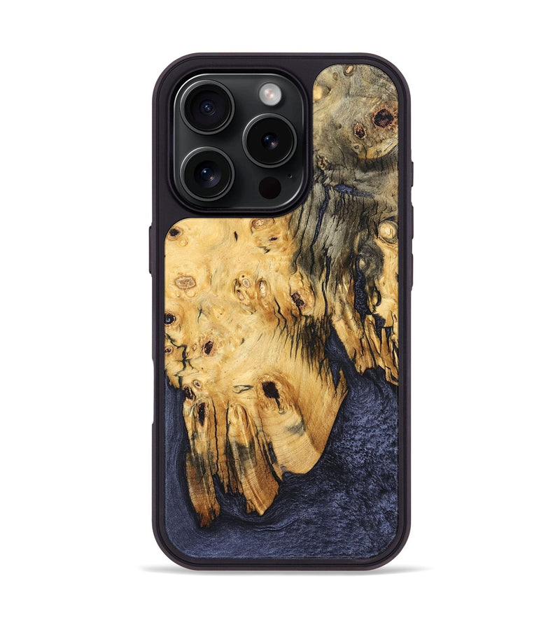 iPhone 16 Pro Wood Phone Case - Ivy (Wood Burl, 827442)