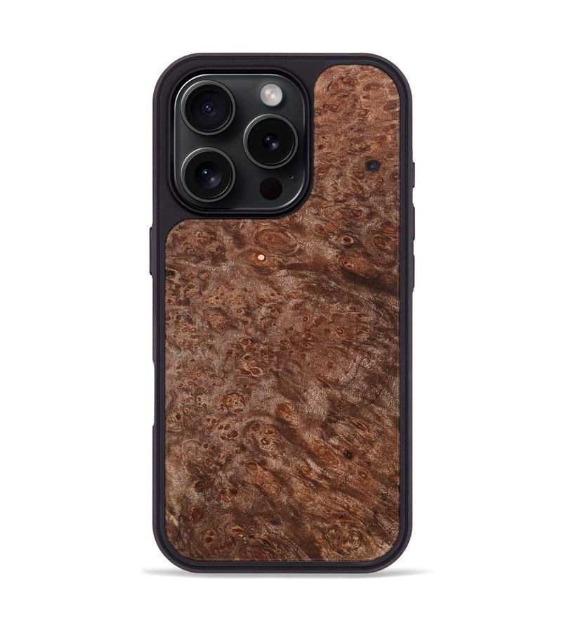 iPhone 16 Pro Wood Phone Case - Bethzy (Wood Burl, 827443)