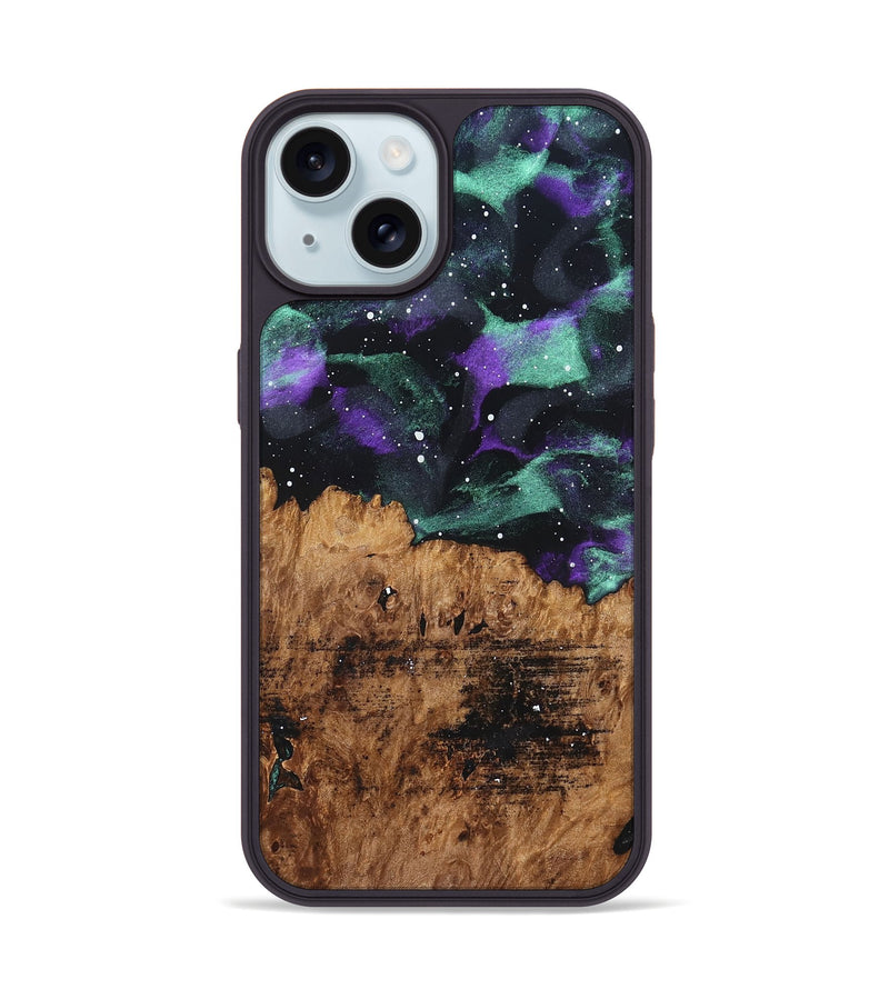 iPhone 15 Wood Phone Case - Jeri (Cosmos, 827445)