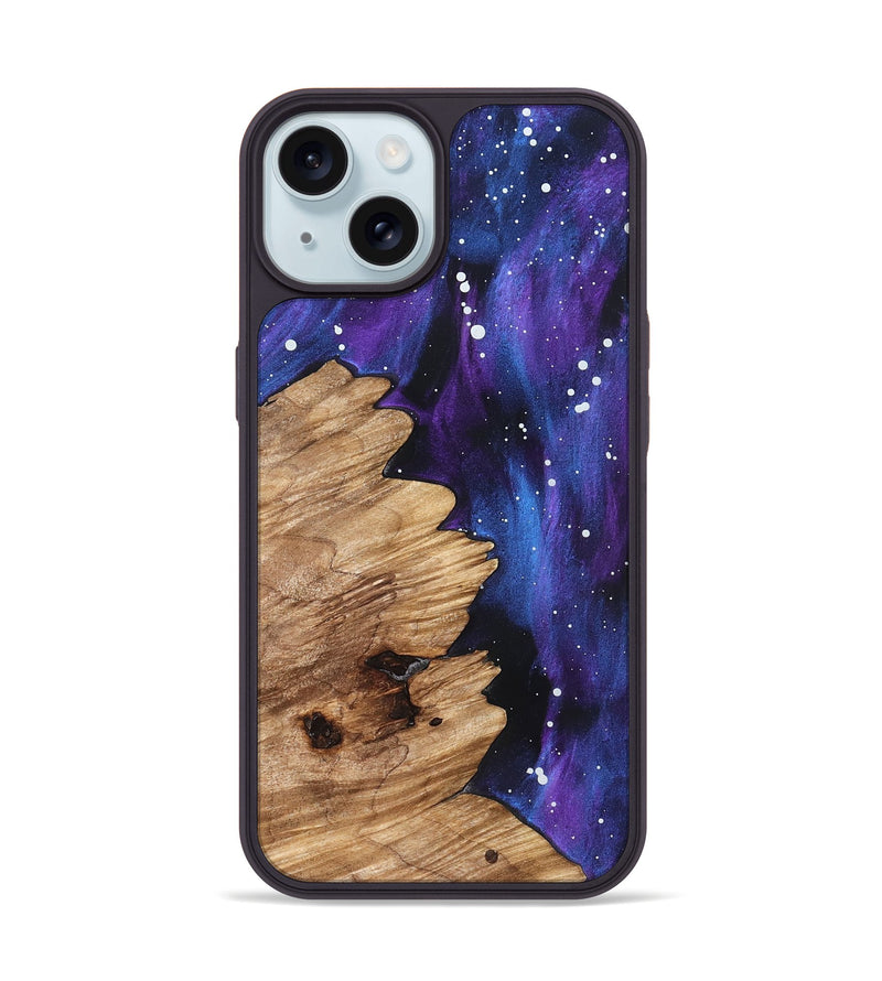 iPhone 15 Wood Phone Case - Lon (Cosmos, 827451)