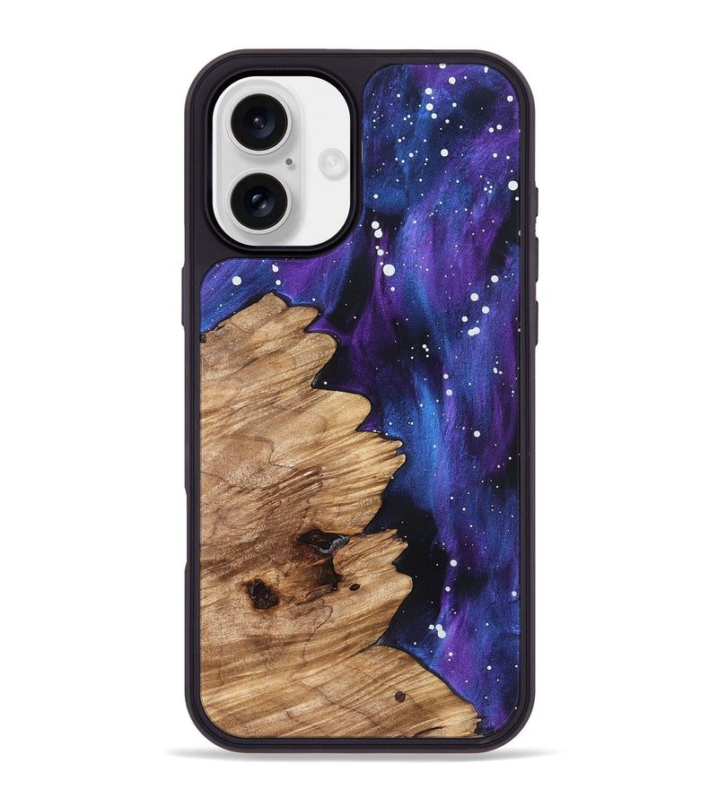 iPhone 16 Plus Wood Phone Case - Lon (Cosmos, 827451)