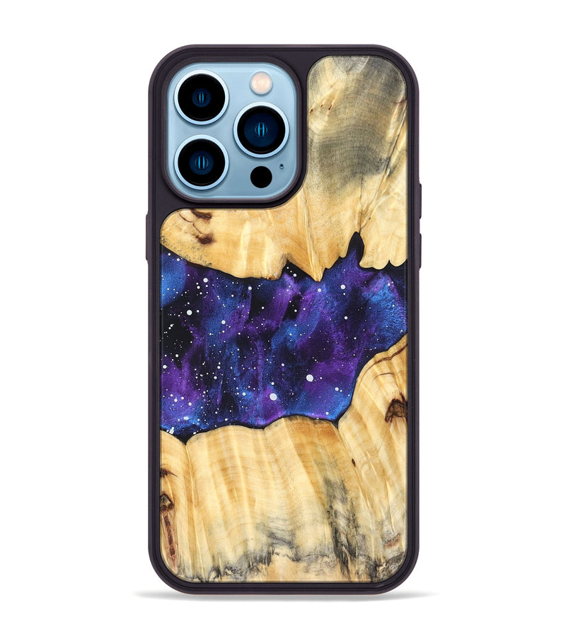 iPhone 14 Pro Max Wood Phone Case - Sonji (Cosmos, 827452)