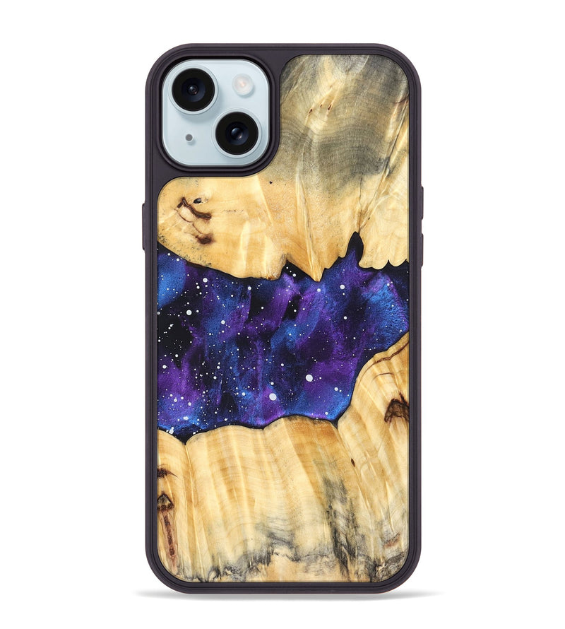 iPhone 15 Plus Wood Phone Case - Sonji (Cosmos, 827452)