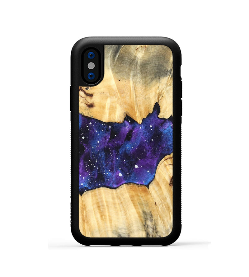 iPhone Xs Wood Phone Case - Sonji (Cosmos, 827452)