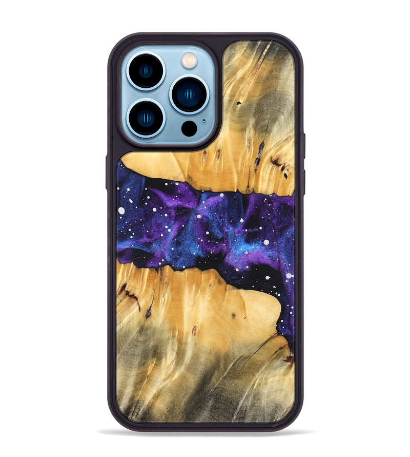 iPhone 14 Pro Max Wood Phone Case - Frances (Cosmos, 827454)