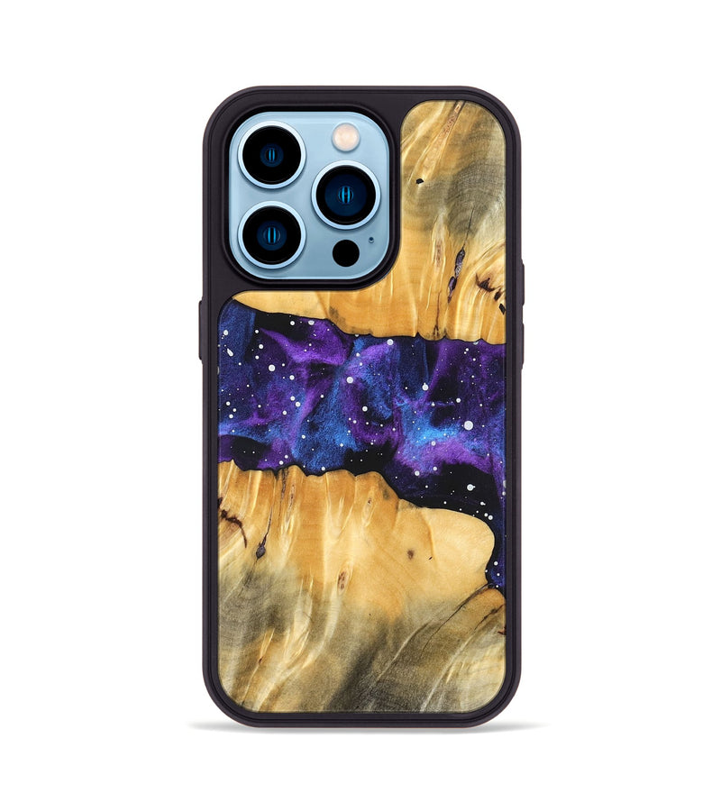 iPhone 14 Pro Wood Phone Case - Frances (Cosmos, 827454)