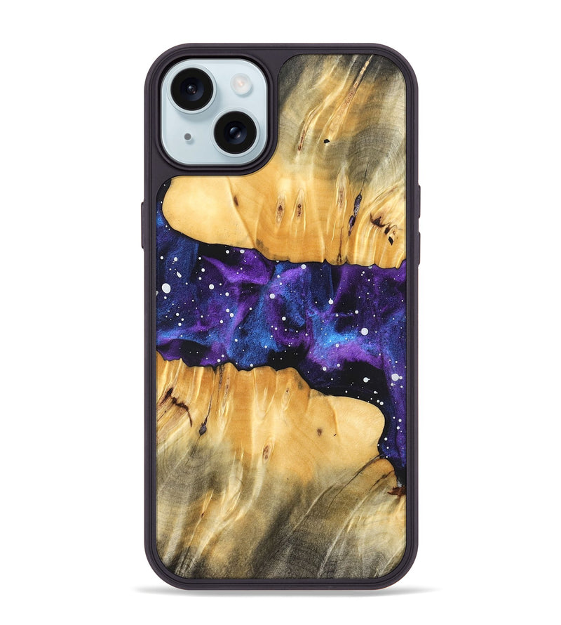 iPhone 15 Plus Wood Phone Case - Frances (Cosmos, 827454)