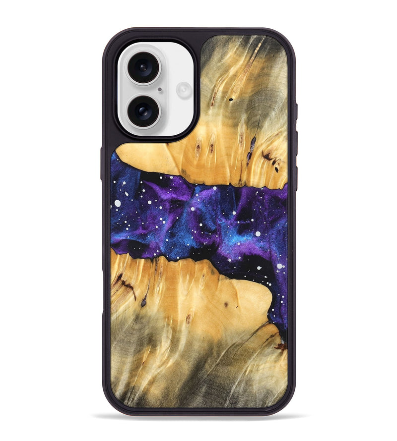 iPhone 16 Plus Wood Phone Case - Frances (Cosmos, 827454)