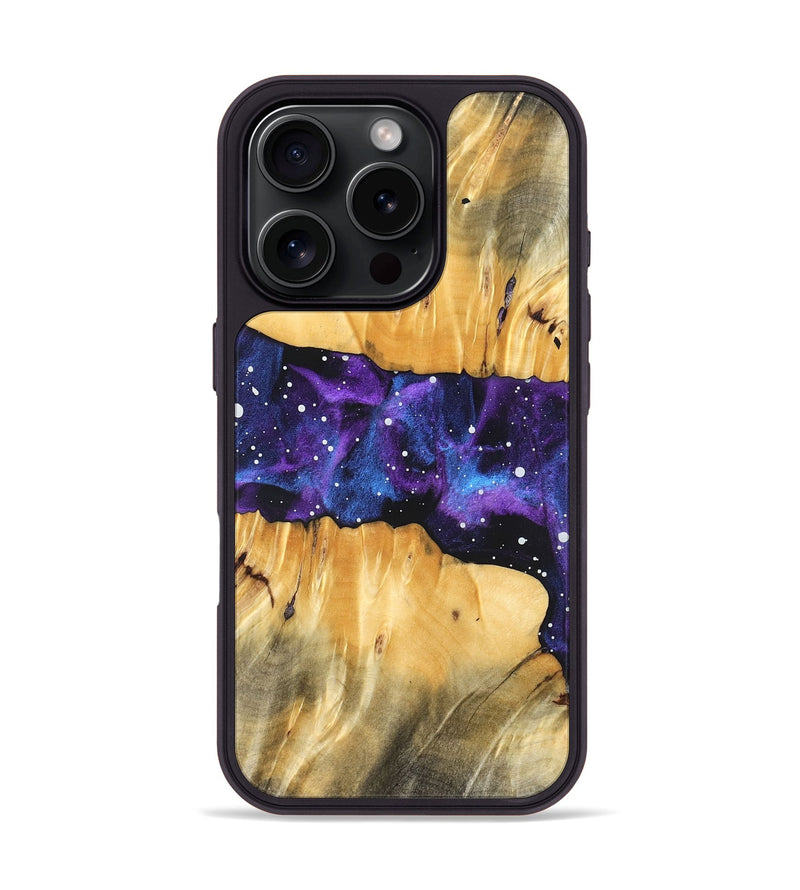 iPhone 16 Pro Wood Phone Case - Frances (Cosmos, 827454)