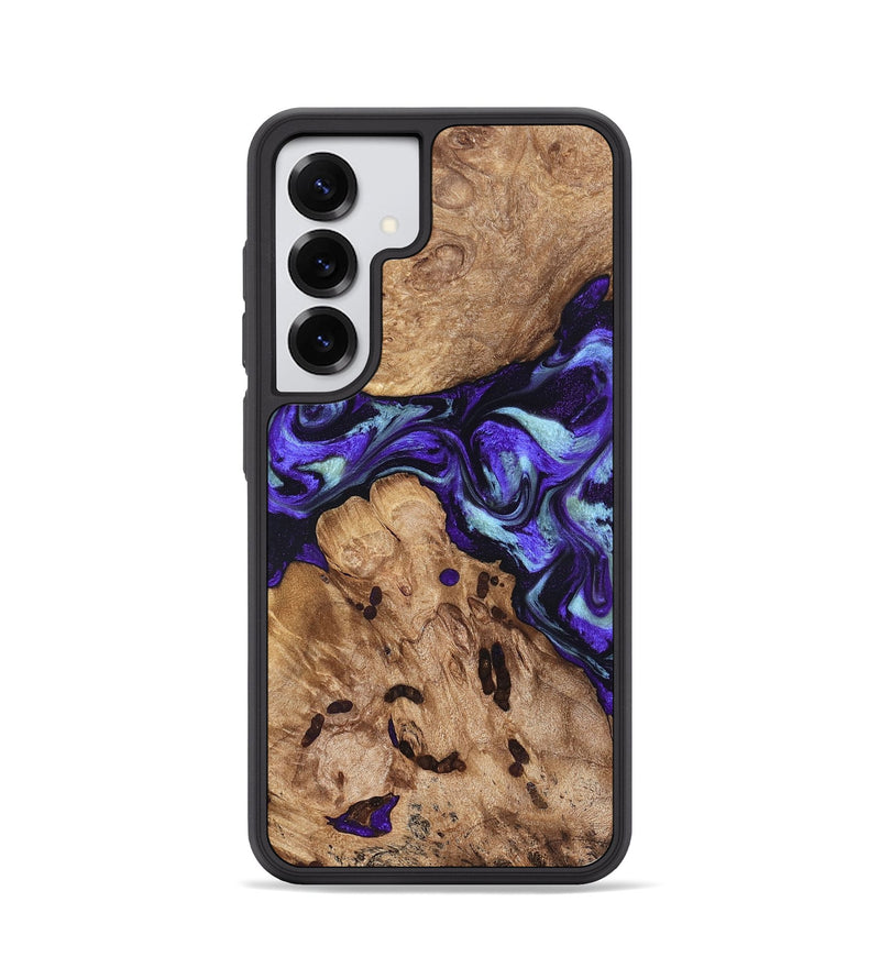 Galaxy S25 Wood Phone Case - Jamel (Purple, 827459)
