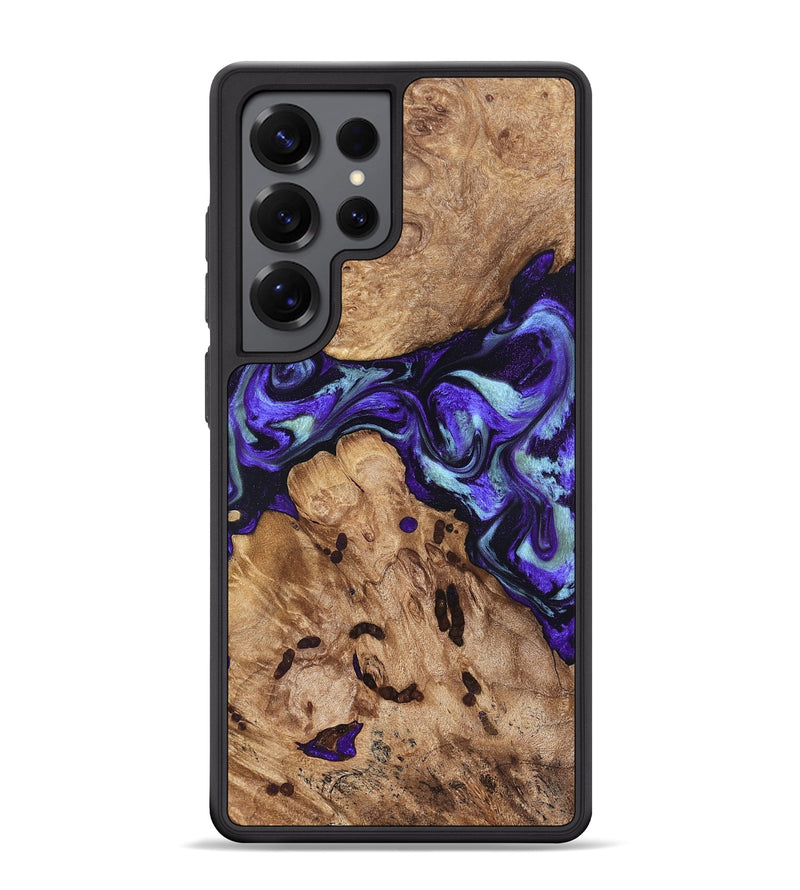 Galaxy S25 Ultra Wood Phone Case - Jamel (Purple, 827459)