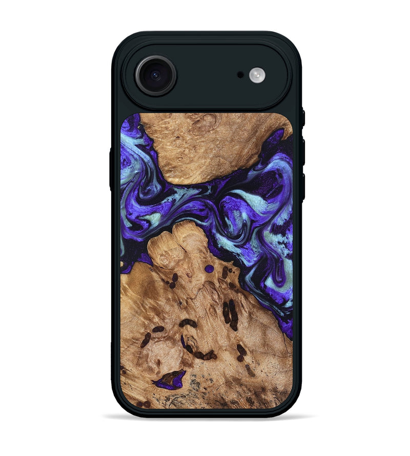 iPhone 17 Air Wood Phone Case - Jamel (Purple, 827459)