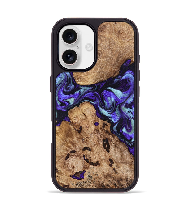 iPhone 17 Wood Phone Case - Jamel (Purple, 827459)