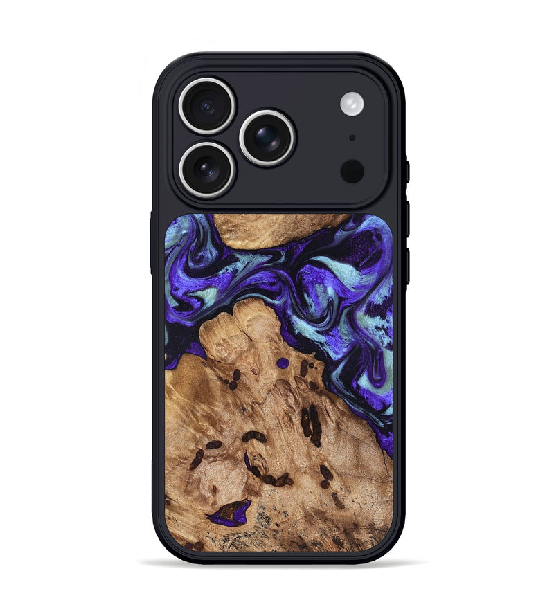 iPhone 17 Pro Wood Phone Case - Jamel (Purple, 827459)