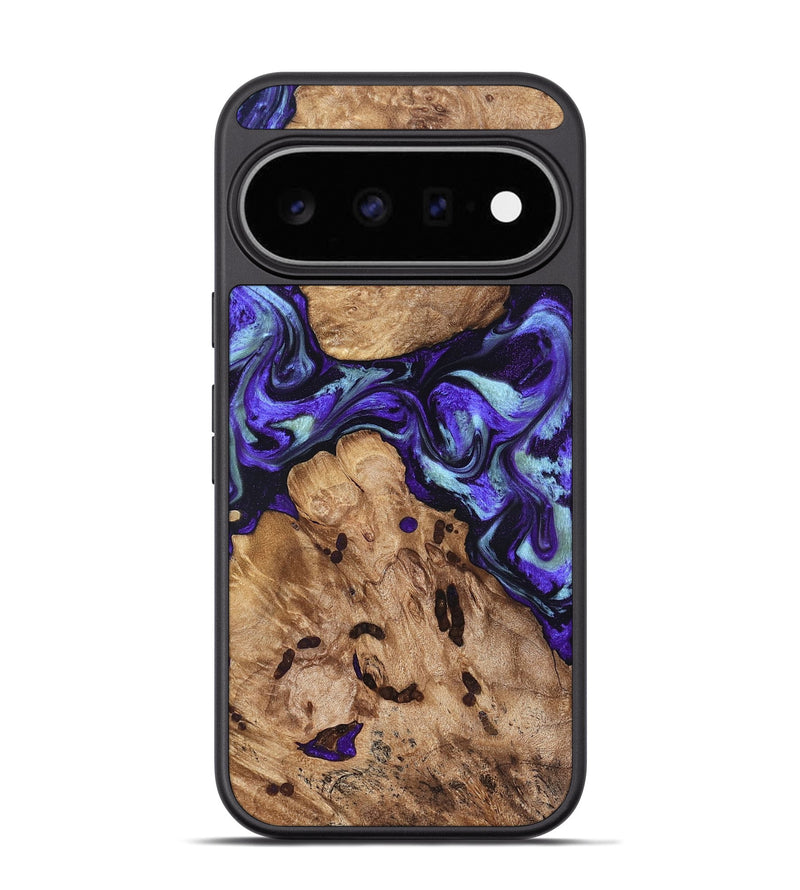 Pixel 11 Pro Wood Phone Case - Jamel (Purple, 827459)