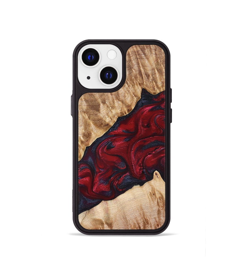 iPhone 13 mini Wood Phone Case - Jaime (Red, 827462)