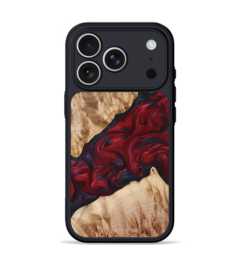 iPhone 17 Pro Wood Phone Case - Jaime (Red, 827462)