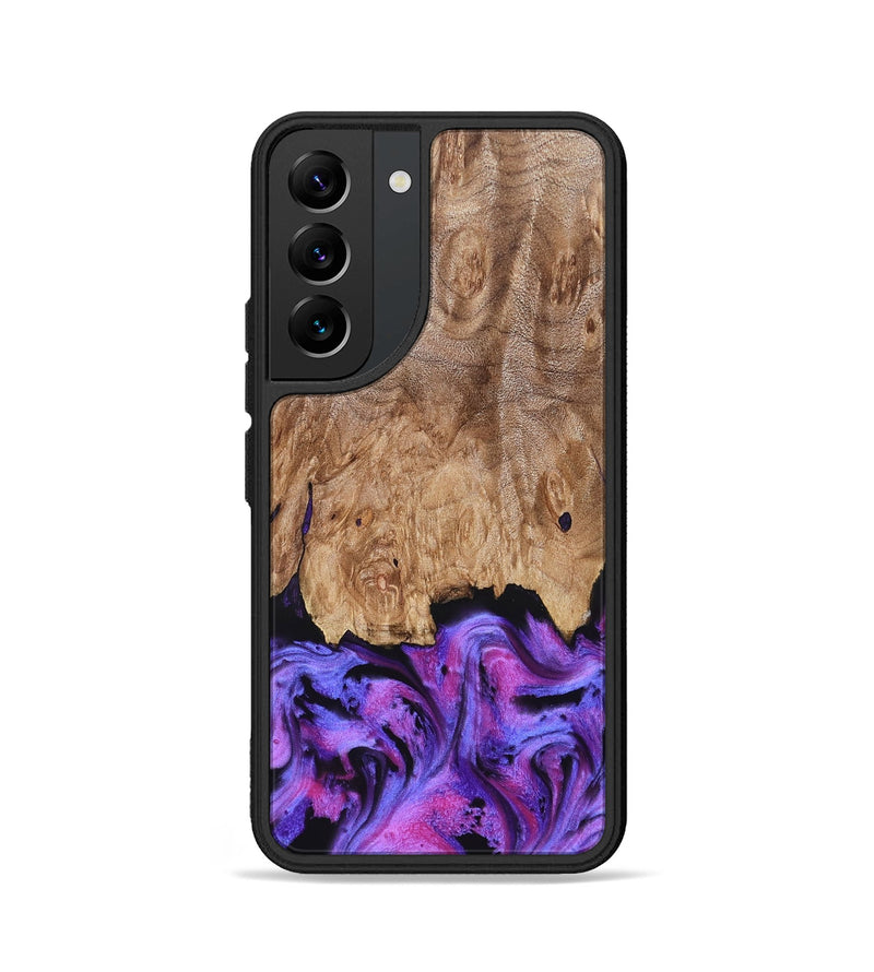 Galaxy S22 Wood Phone Case - Kora (Purple, 827463)