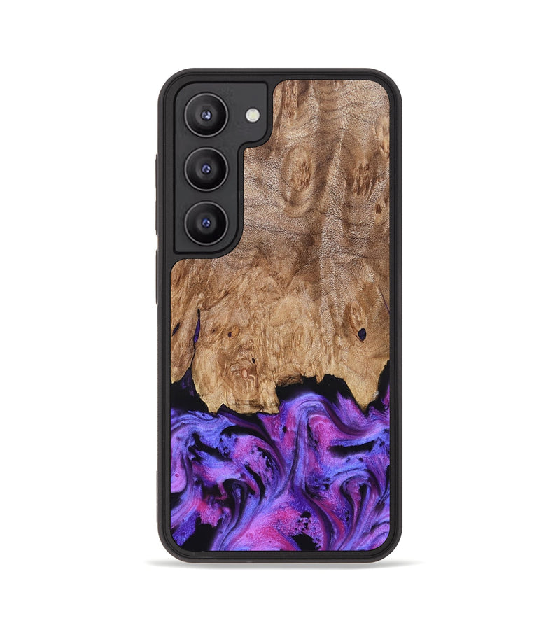 Galaxy S23 Wood Phone Case - Kora (Purple, 827463)