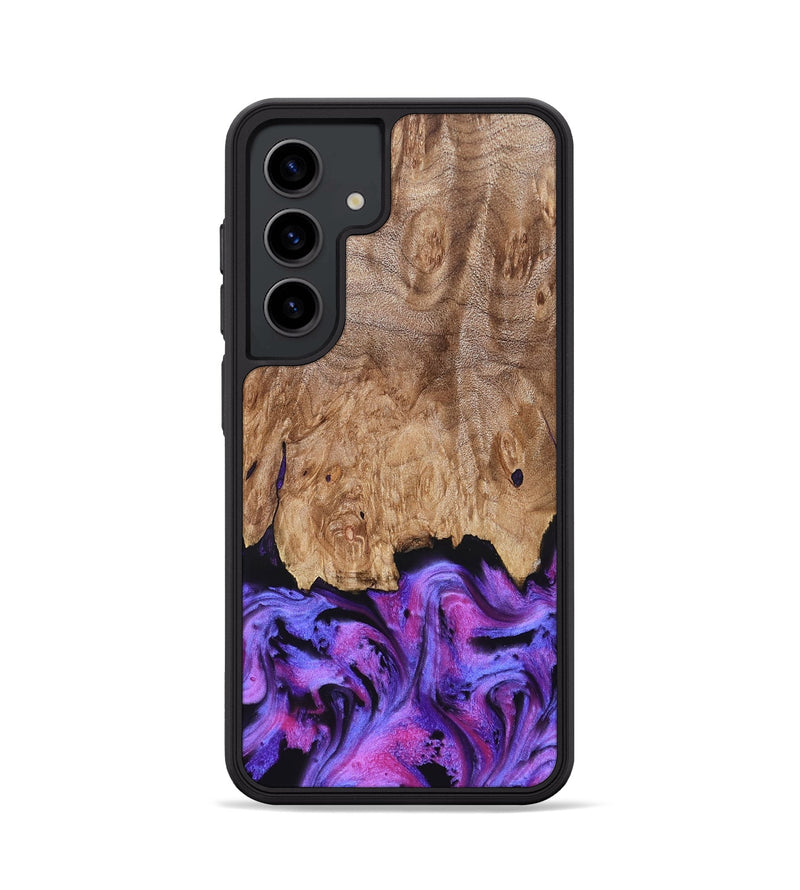 Galaxy S24 Wood Phone Case - Kora (Purple, 827463)