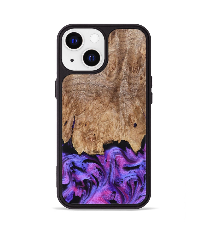 iPhone 13 Wood Phone Case - Kora (Purple, 827463)
