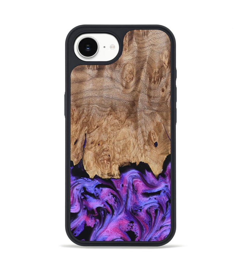 iPhone 16e Wood Phone Case - Kora (Purple, 827463)