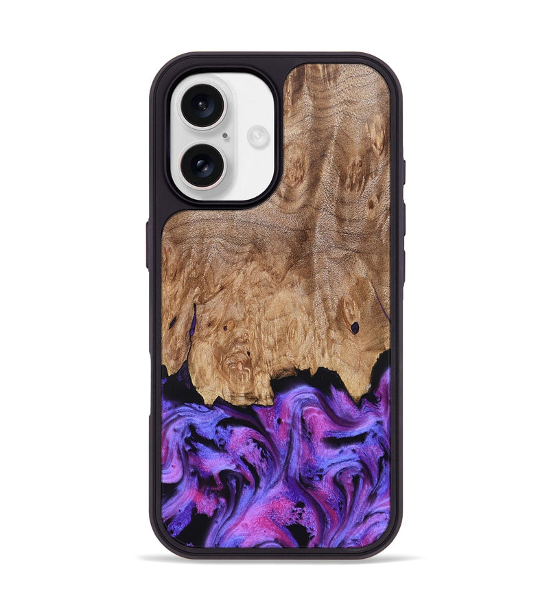 iPhone 17 Wood Phone Case - Kora (Purple, 827463)