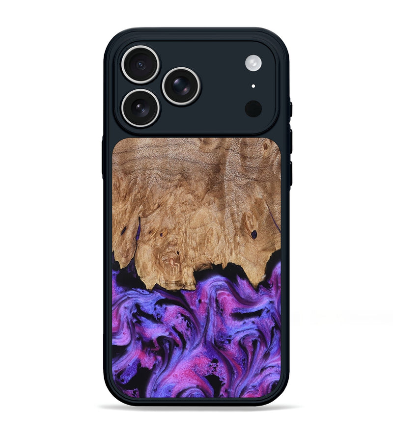 iPhone 17 Pro Max Wood Phone Case - Kora (Purple, 827463)