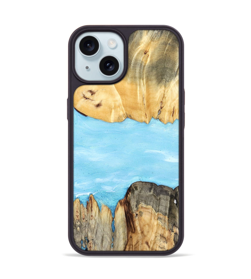 iPhone 15 Wood Phone Case - Lora (Coastal, 827465)