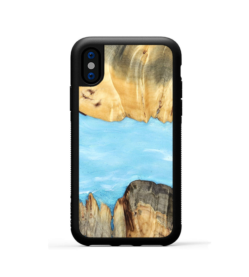 iPhone Xs Wood Phone Case - Lora (Coastal, 827465)