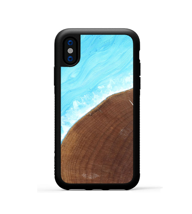 iPhone Xs Wood Phone Case - Arlene (Coastal, 827466)