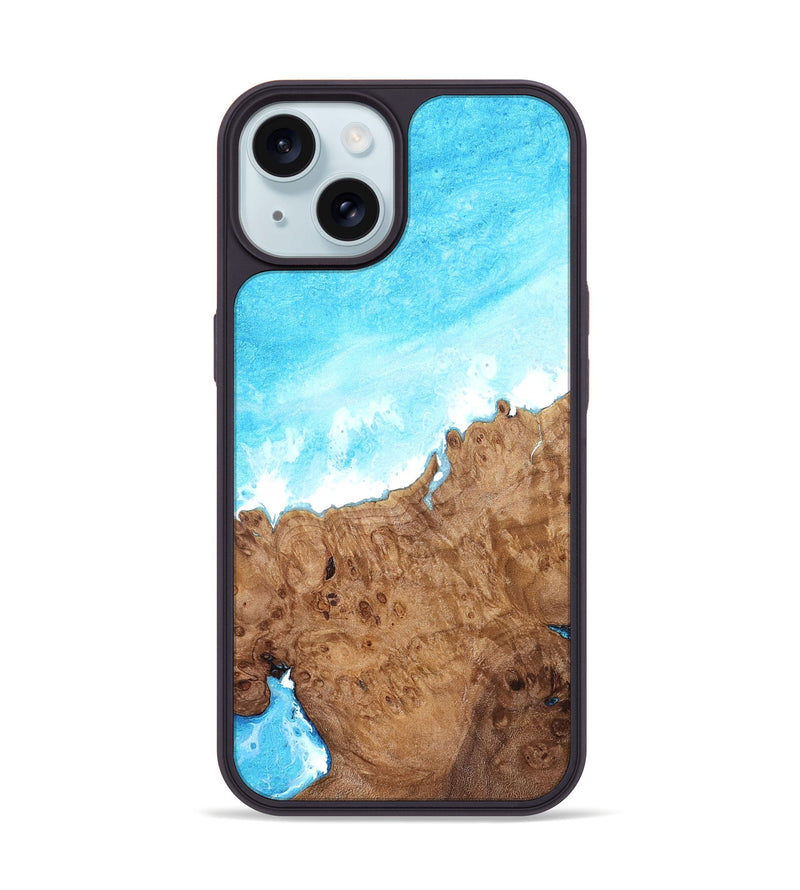 iPhone 15 Wood Phone Case - Faye (Coastal, 827470)
