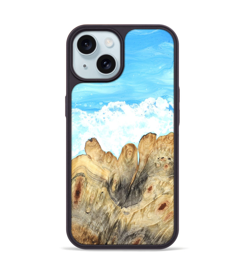 iPhone 15 Wood Phone Case - Buddy (Coastal, 827475)