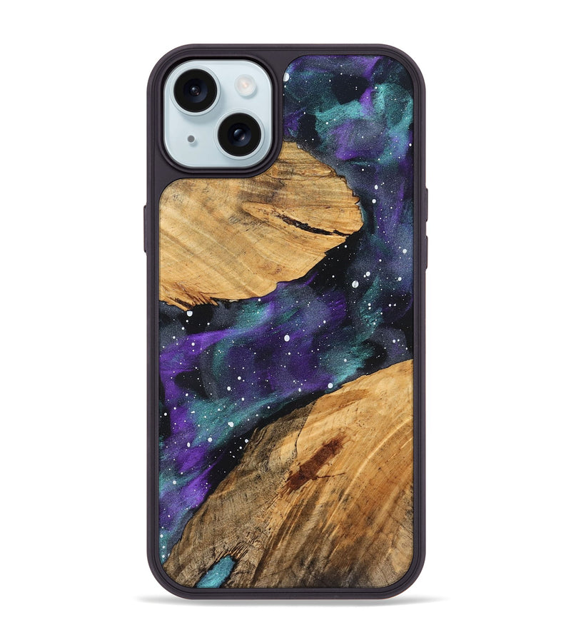 iPhone 15 Plus Wood Phone Case - Aryana (Cosmos, 827482)